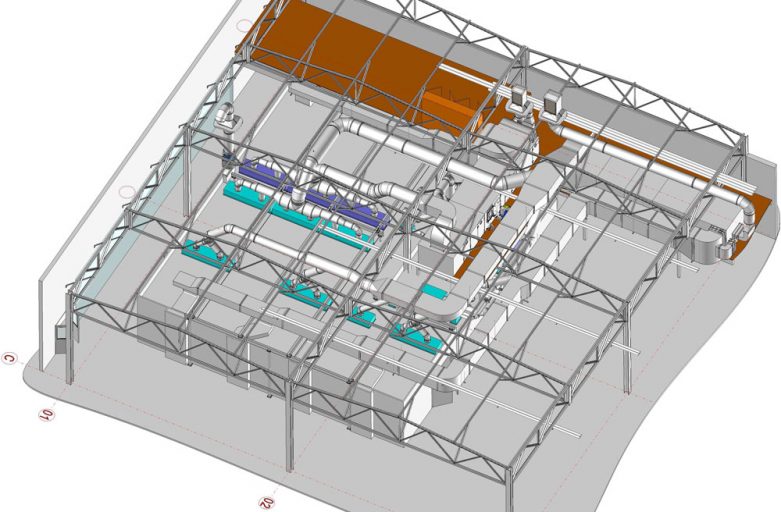 Etude des réseaux de gaines de ventilation pour une salle blanche